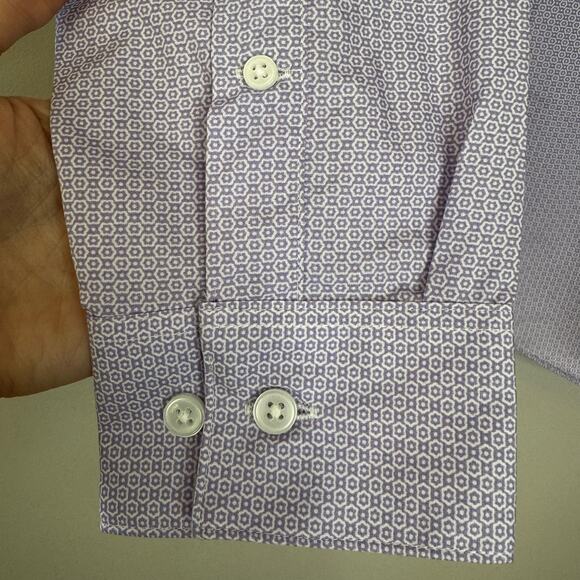 Artefact Purple Long Sleeve Button Up Shirt Men Regular Fit NWT Size Large Tall - Picture 4 of 10